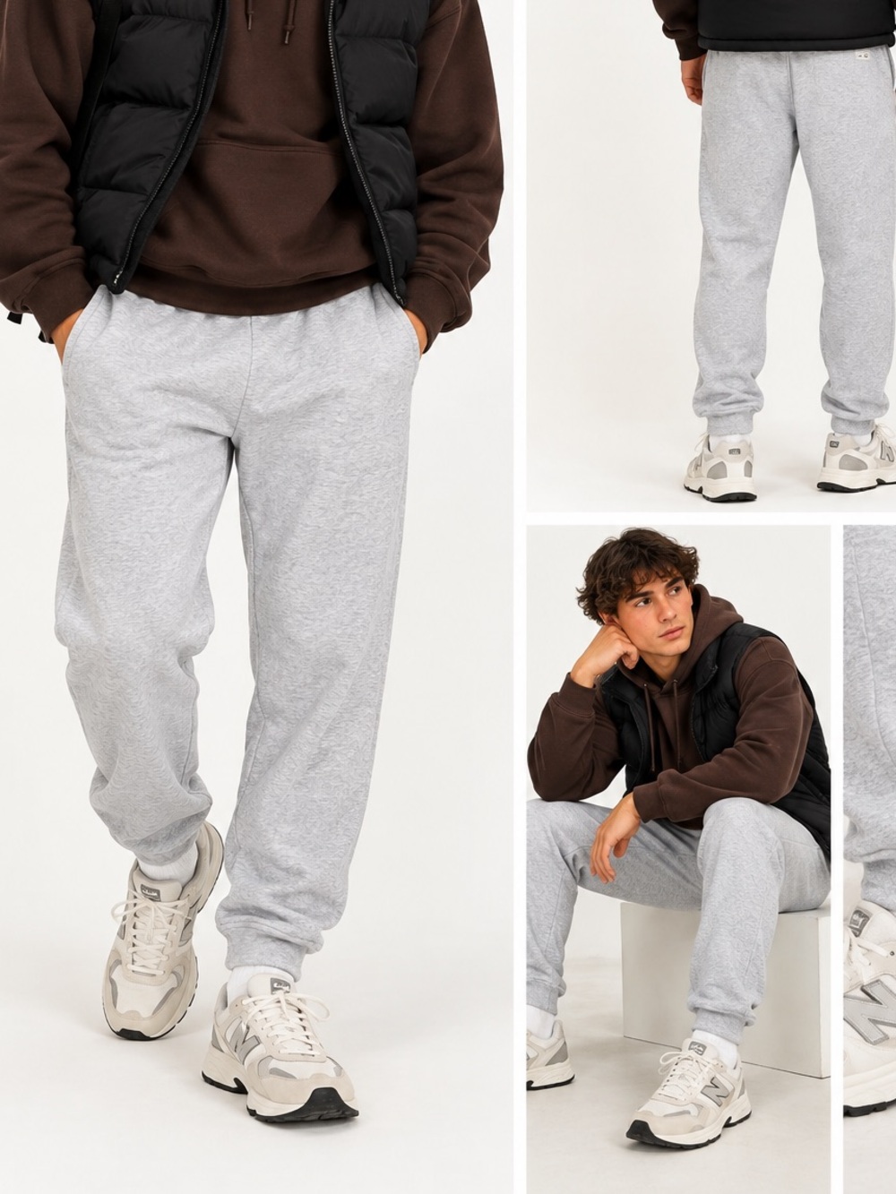 Men's Grey UGG Fleece Sweatpants - Comfortable Everyday Joggers